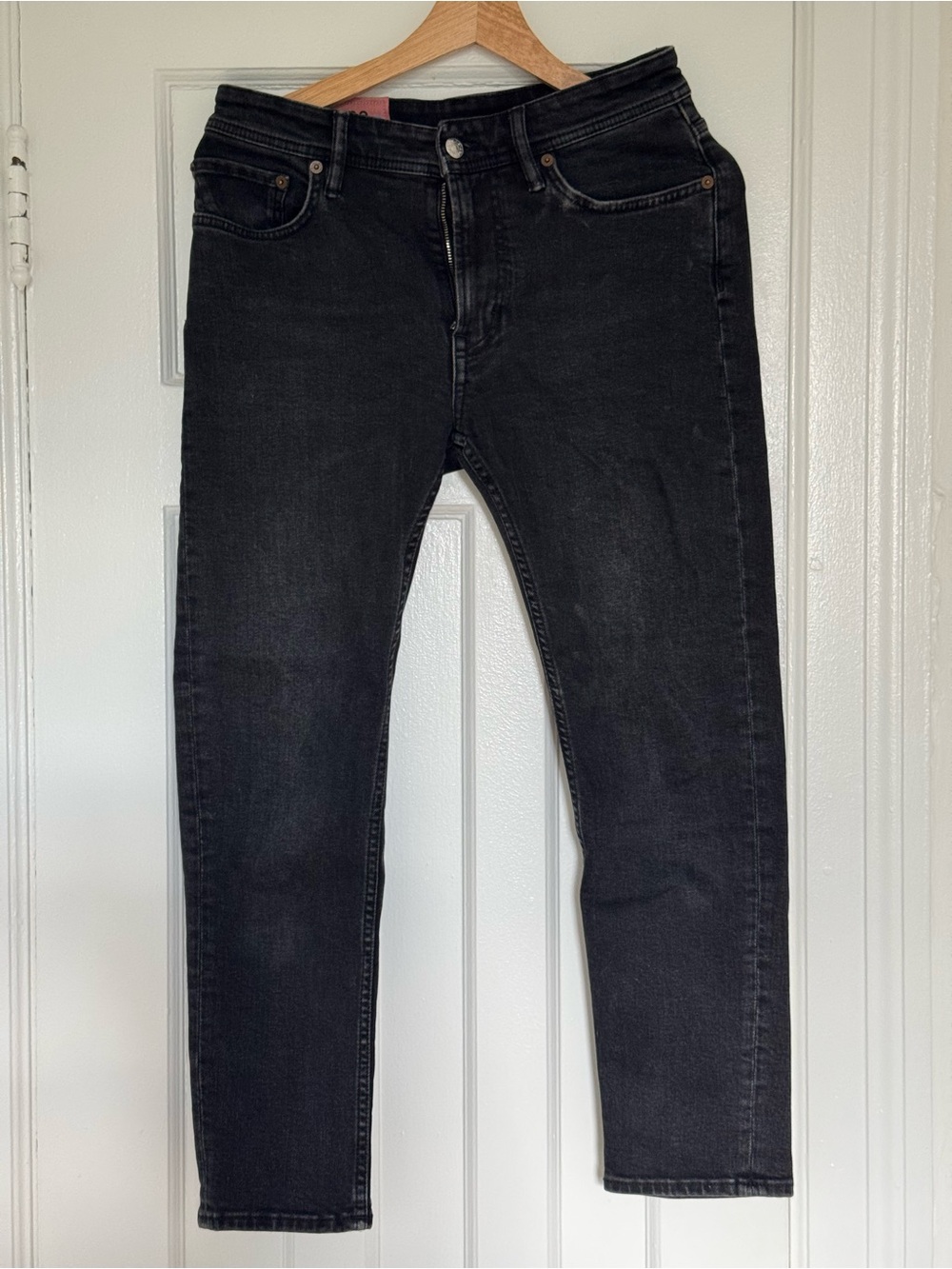 Acne Studios - black straight/slim jean